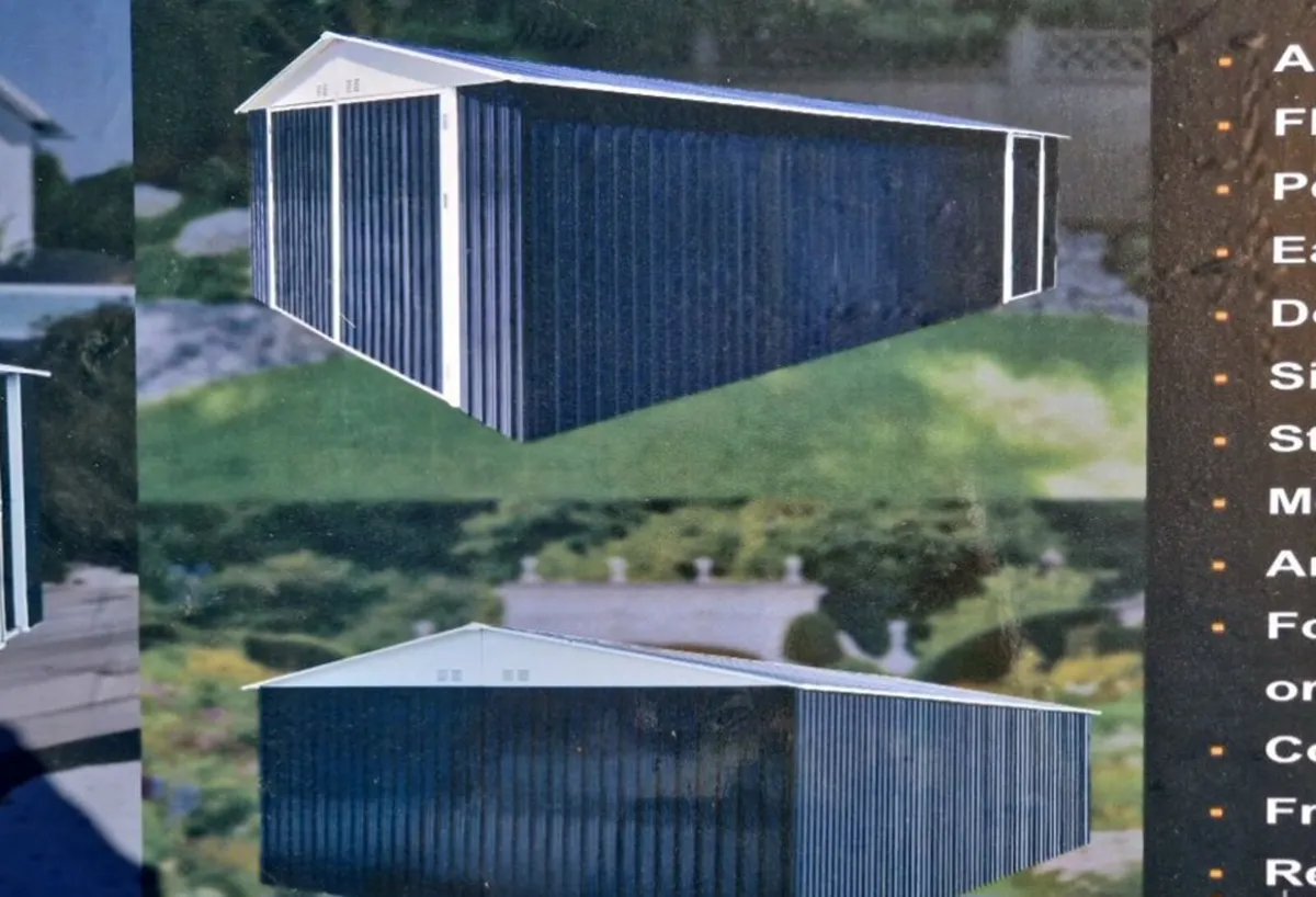 New 11 foot x 19 foot car port / garage / shed - Image 2