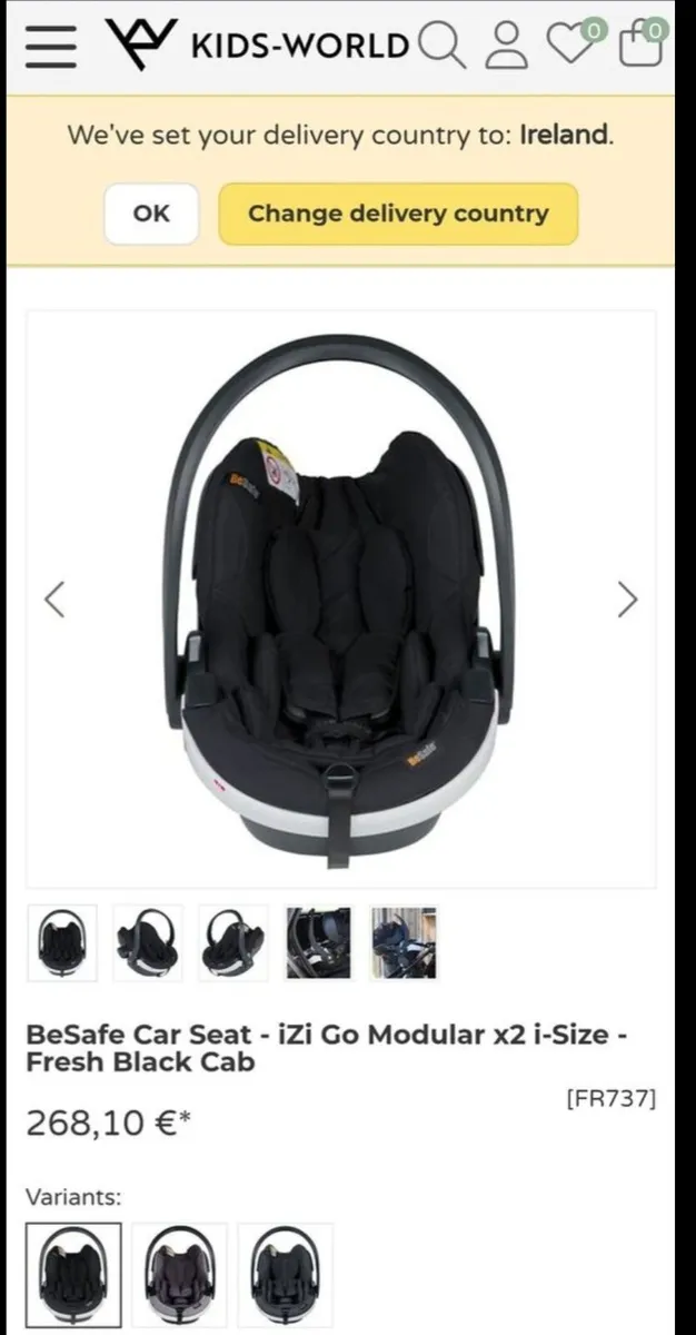 BeSafe iZi Go Modular X1 i-Size Car Seat + Base - Image 1