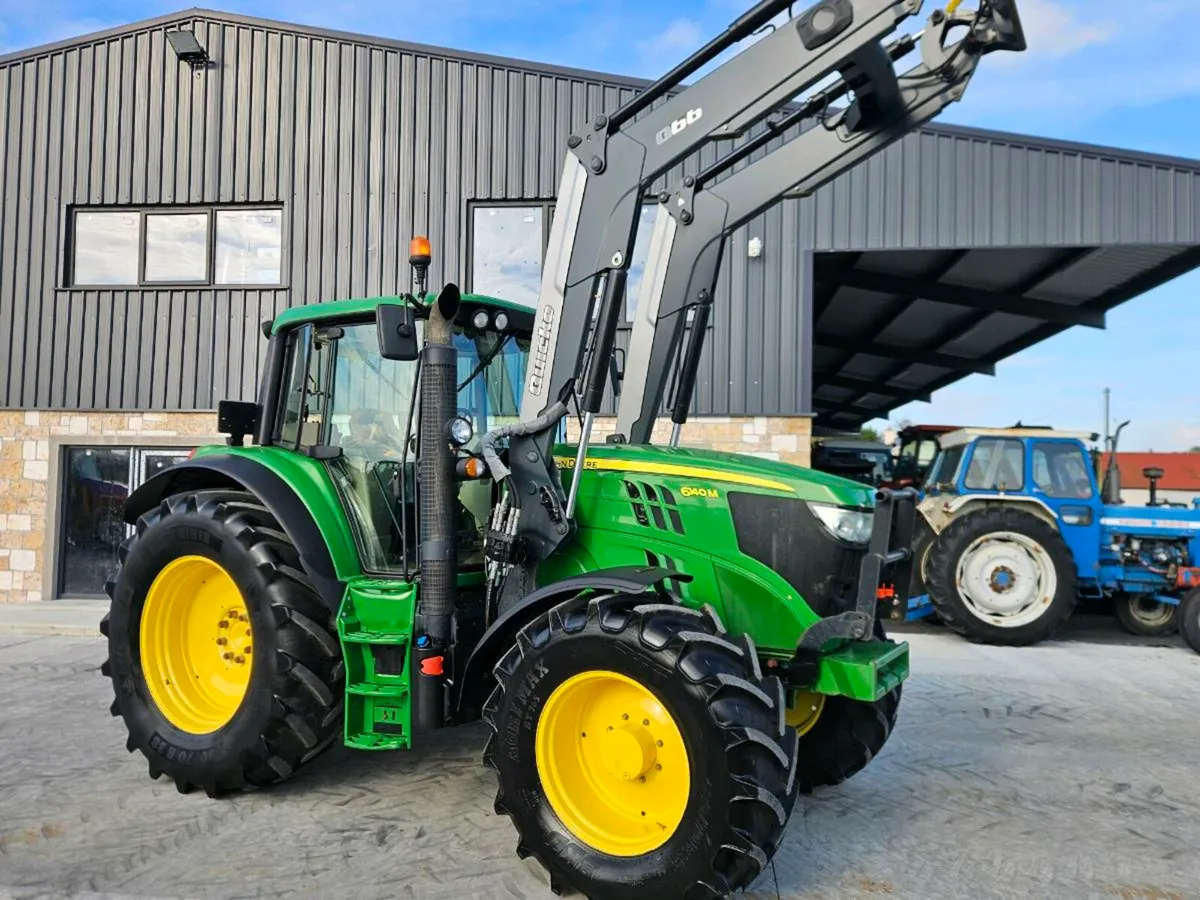 John Deere 6140 M with Quicke loader - Image 1