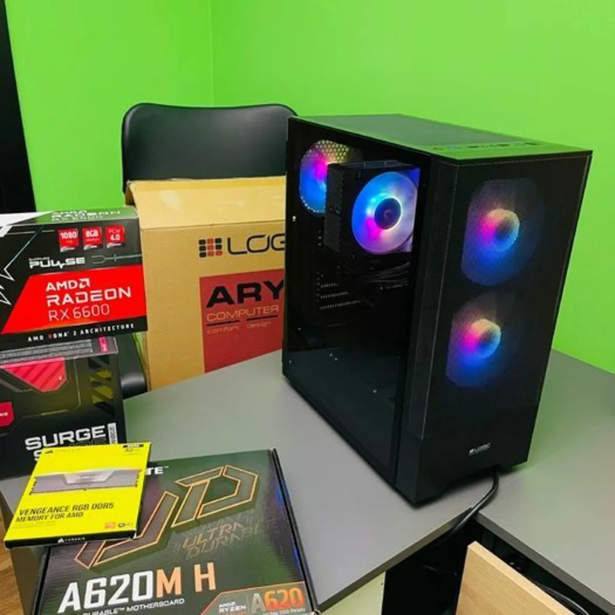 PC Gaming Ryzen 5 7500F, RX 6600 8GB, 32GB DDR5 - Image 2