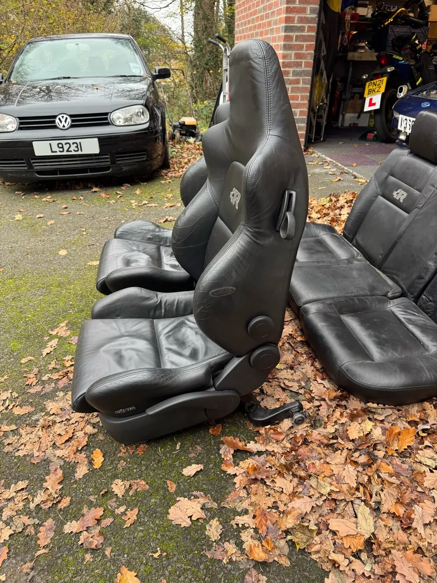Mk4 golf r32 full konig leather seats - Image 3