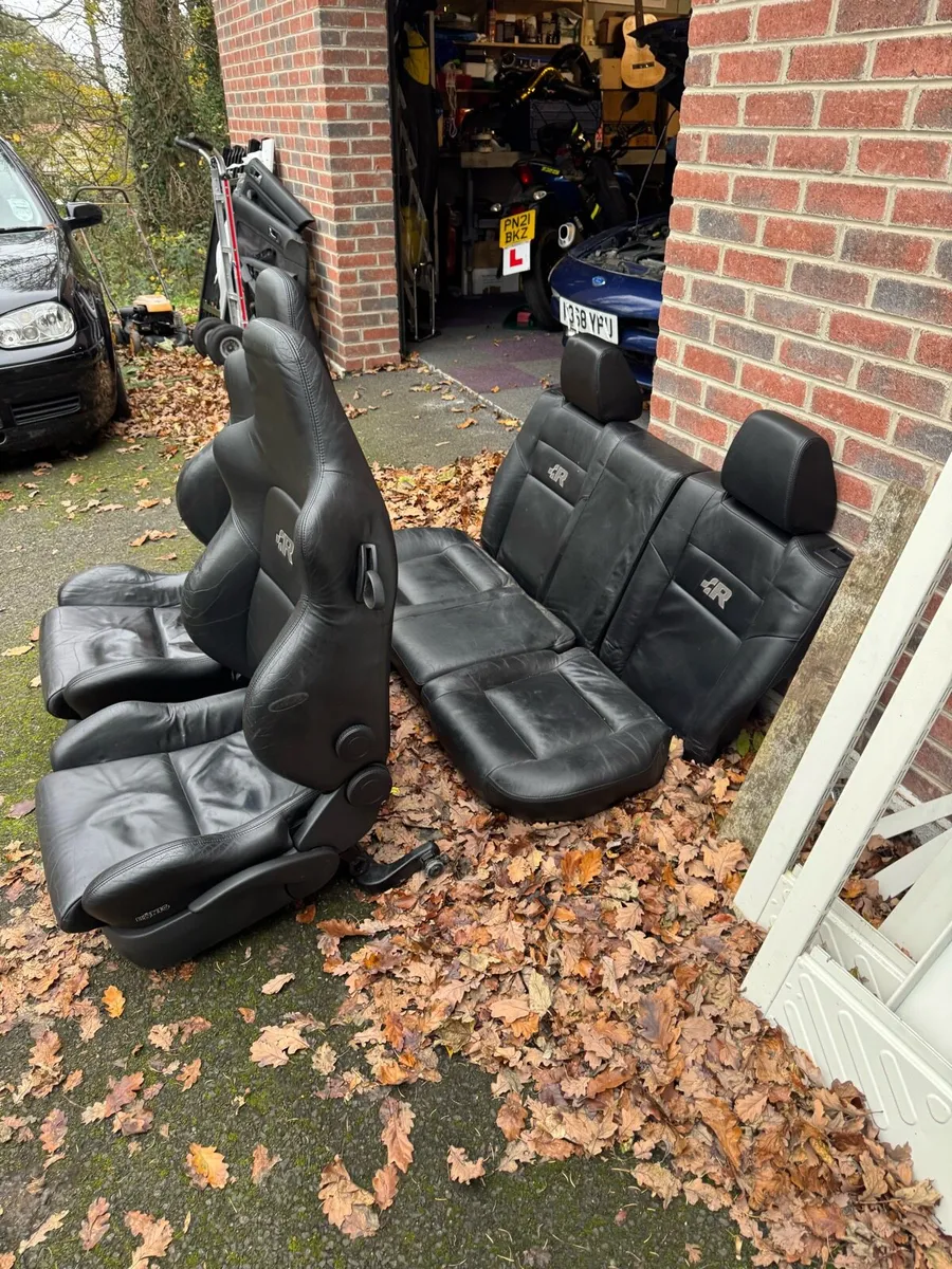 Mk4 golf r32 full konig leather seats - Image 4