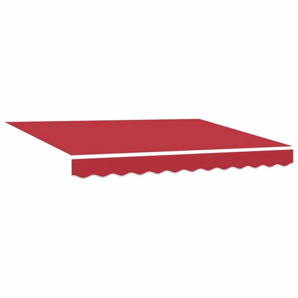 Retractable Awning Manual Red 300 x 250 cm Fabric - Image 2