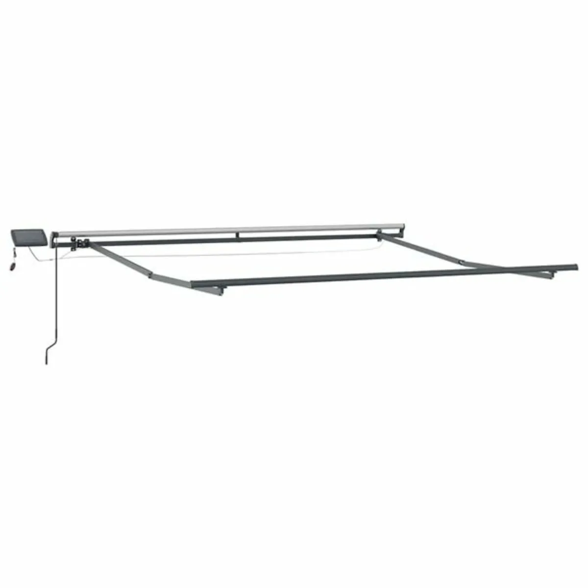 Retractable Awning Manual Light grey 300 x 250 cm - Image 3