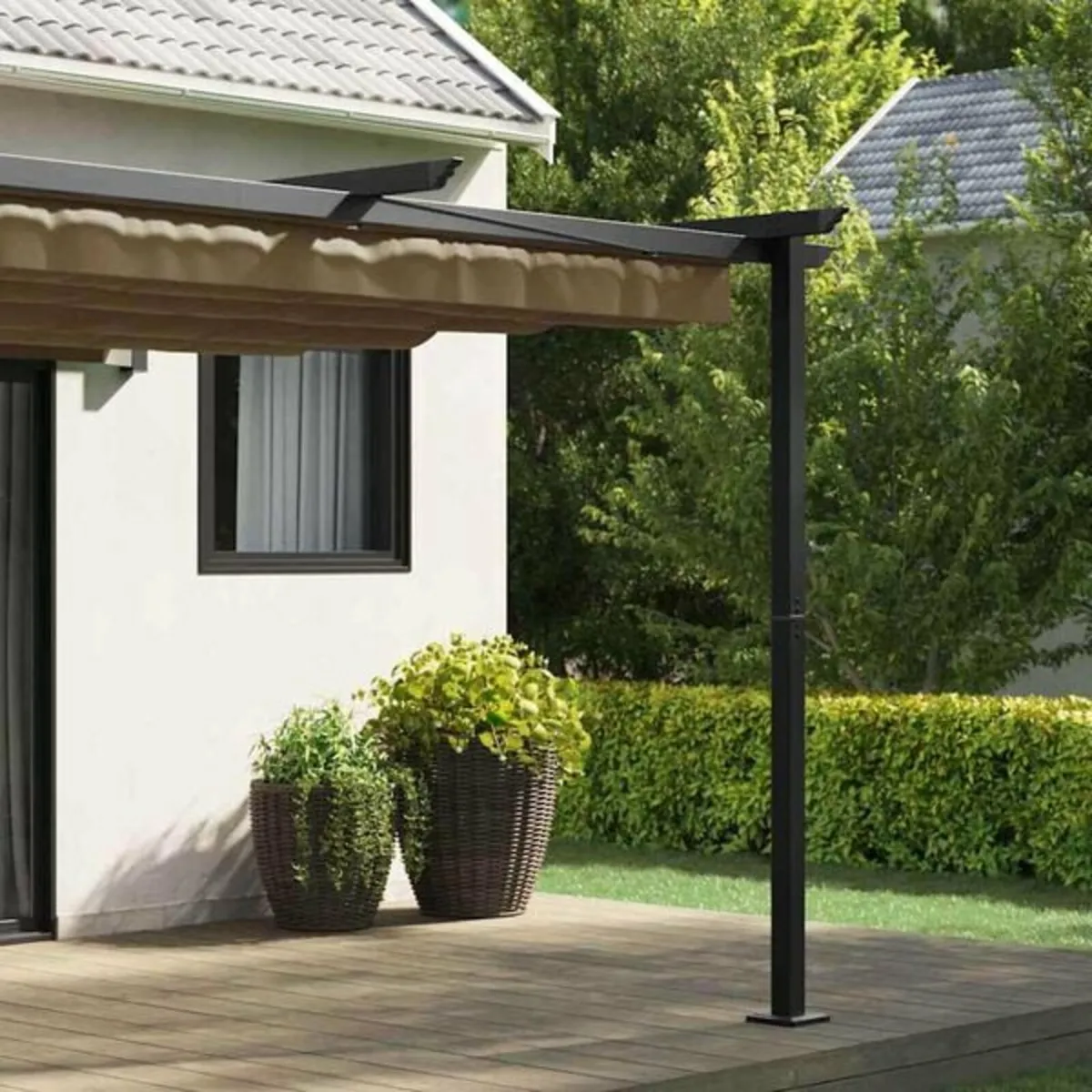 Wall Mounted Gazebo Taupe Steel 4 x 3


Descriptio - Image 2