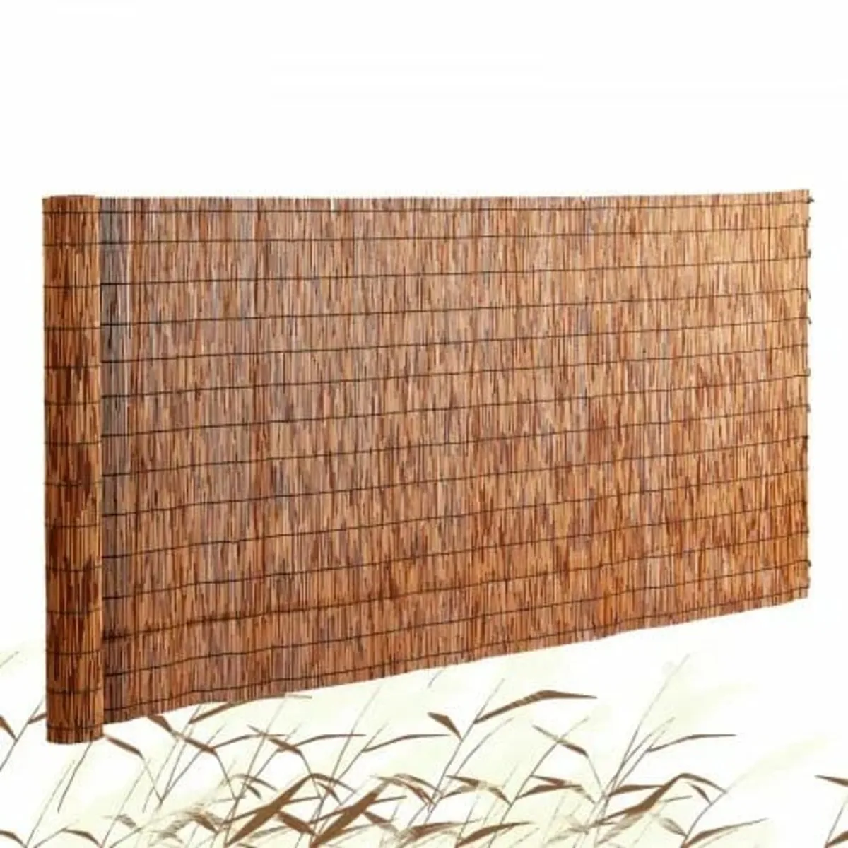 Natural Reed Fencing, 5.5 ft x 16.4 ft, Reed Scree - Image 1