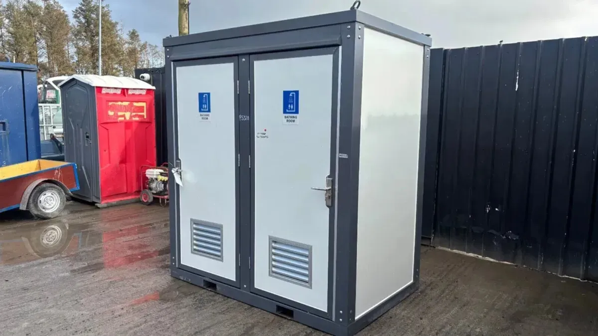 New Double Shower Unit – Self-Contained - Image 2