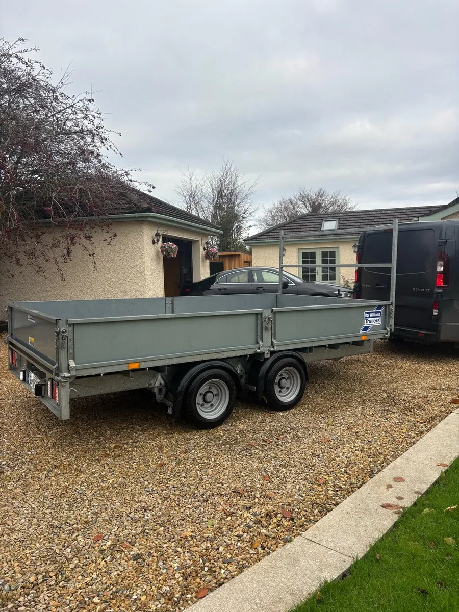 Unused Ifor Williams 12x6,6 dropside trailer - Image 3