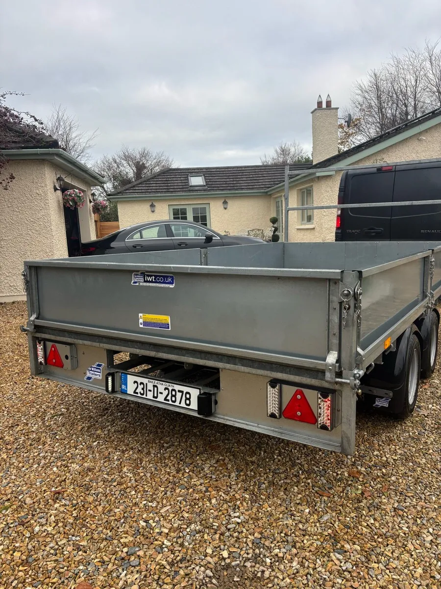 Unused Ifor Williams 12x6,6 dropside trailer - Image 4