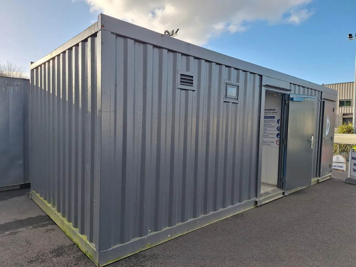 Approx: 22 x 10 Toilet Block Container For Auction - Image 2