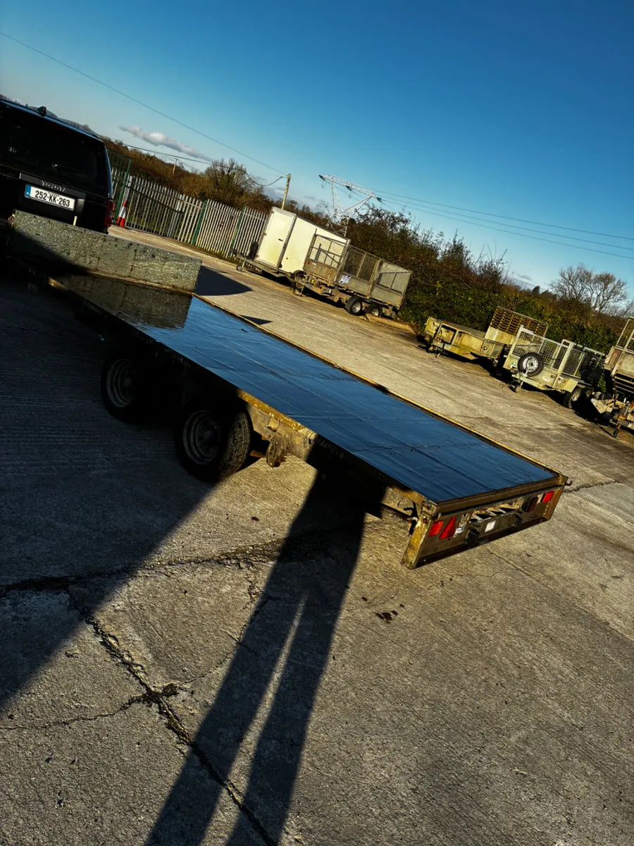 14ft Ifor Williams flat bed - Image 3
