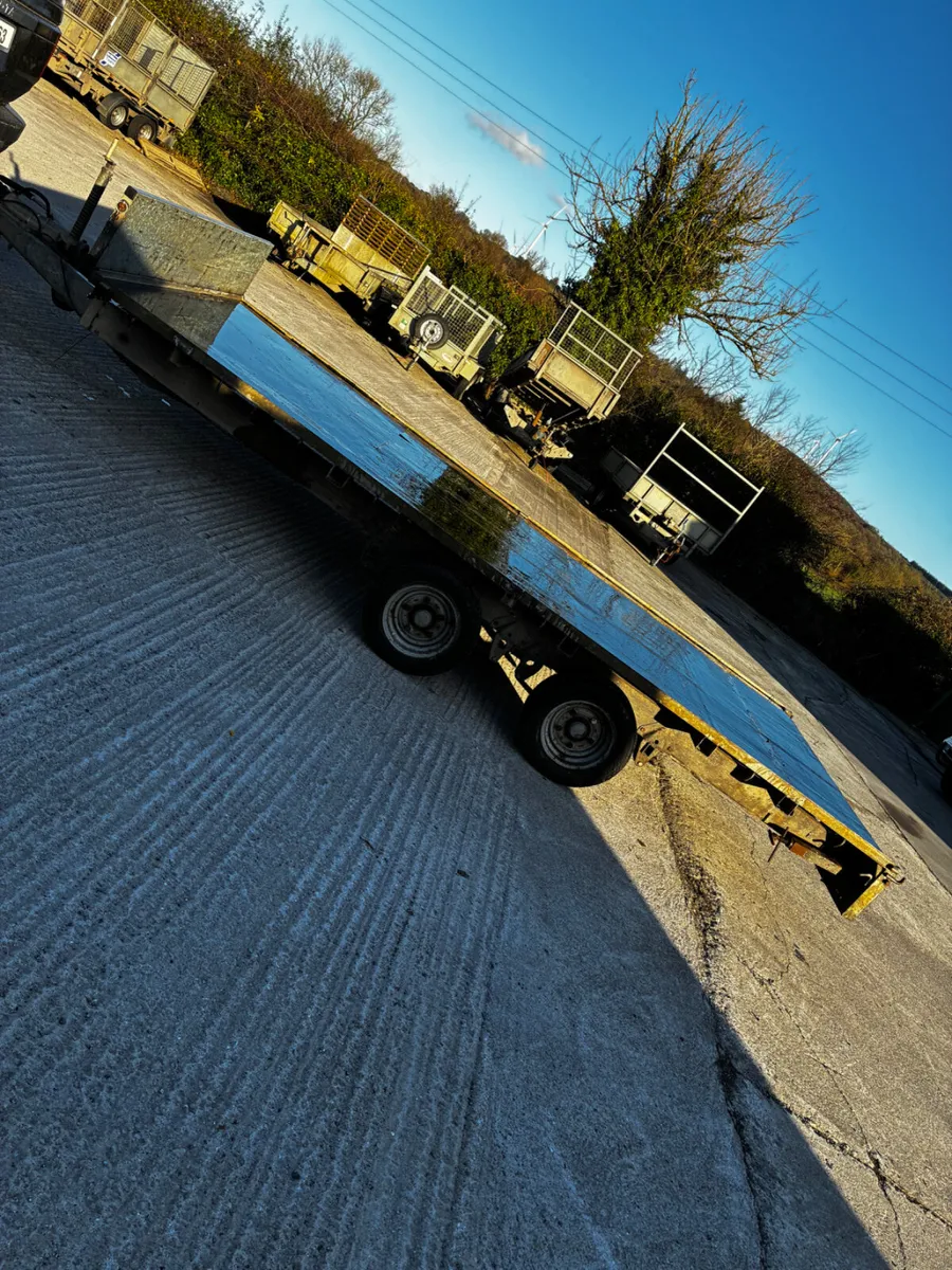 14ft Ifor Williams flat bed - Image 2