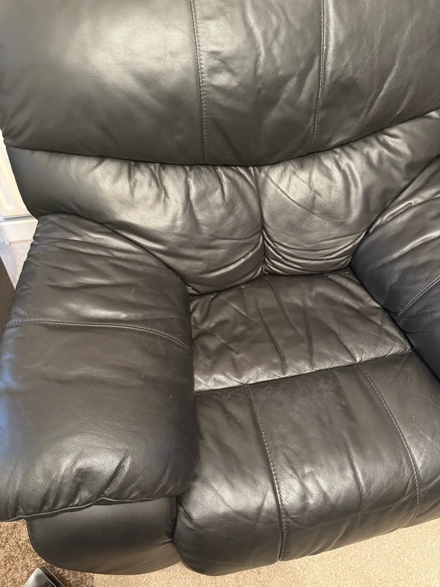 Real Italian Leather Sofas - Image 2