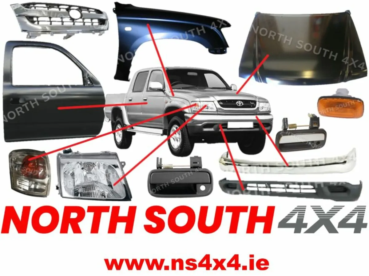 Toyota Hilux Parts 1997 to 2005 - Image 2