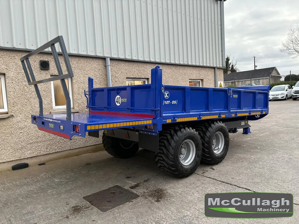New Kenwell 14×8 Heavy Duty Dropside Trailer - Image 2