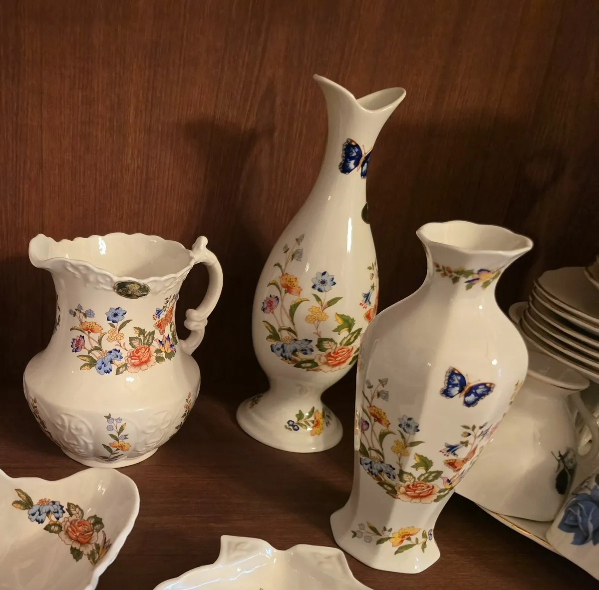 REDUCED - AYNSLEY CHINA COTTAGE GARDEN SET - Image 3