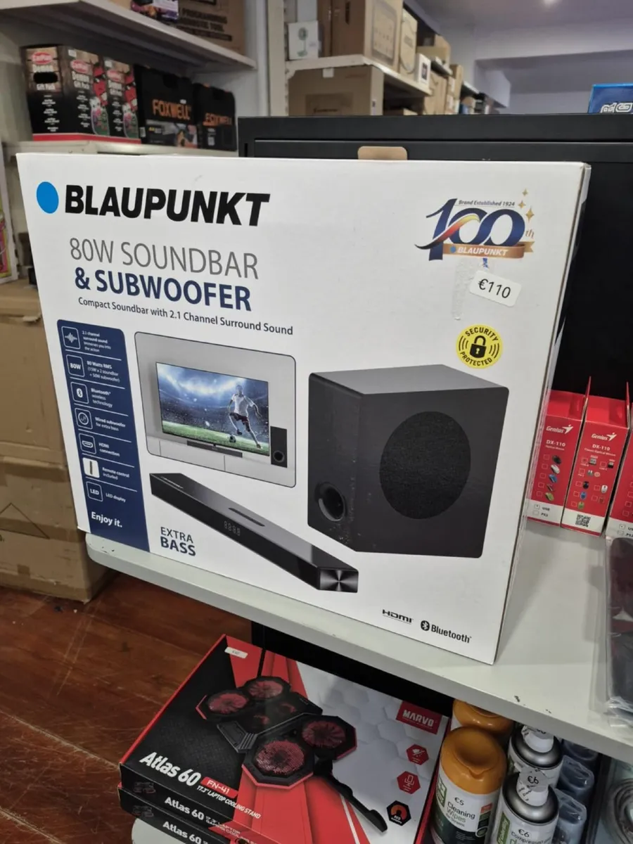 Blaupunkt 80 wt speaker & sub - Image 1