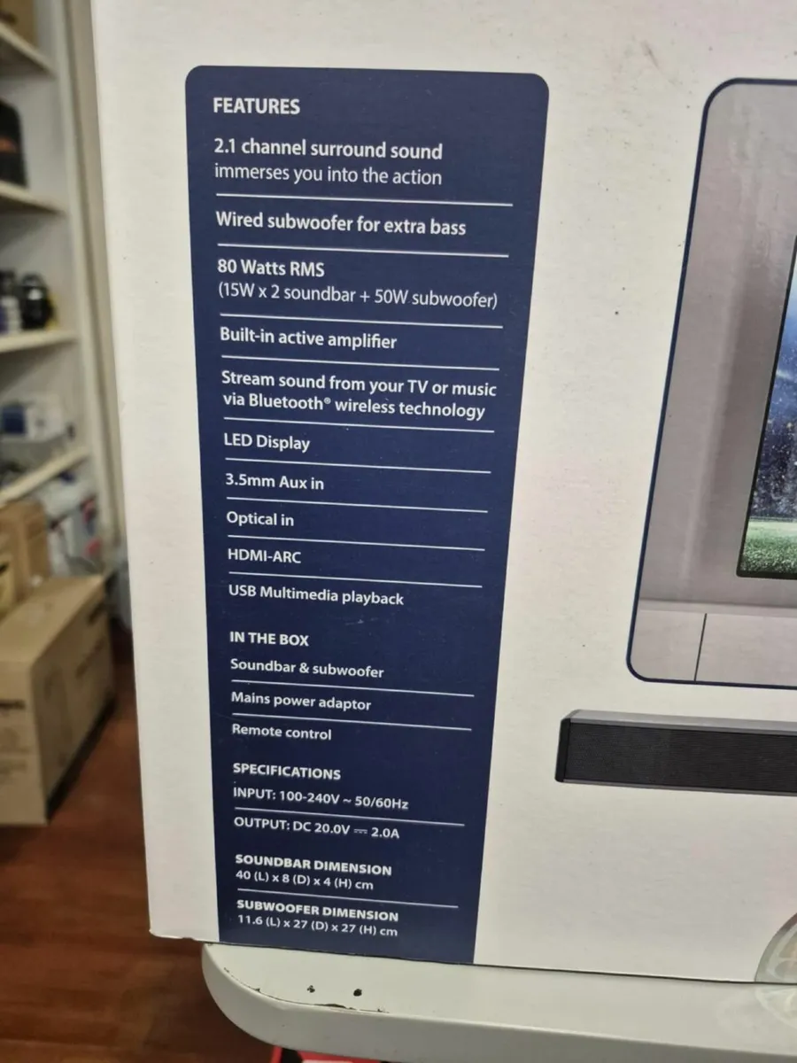 Blaupunkt 80 wt speaker & sub - Image 2