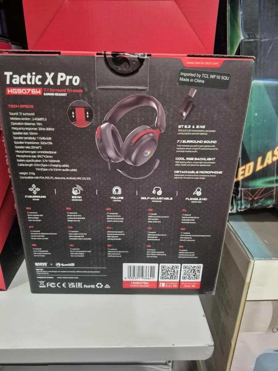 Marvo Scorpion HG9076W  X Pro Wireless Bluetooth - Image 2