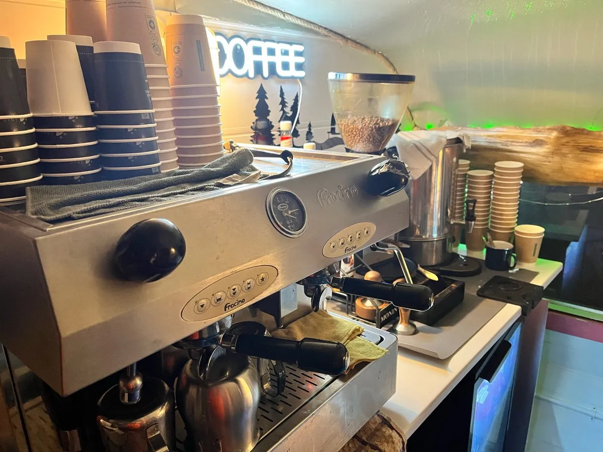 Vintage Caravan Coffee Trailer - Image 2