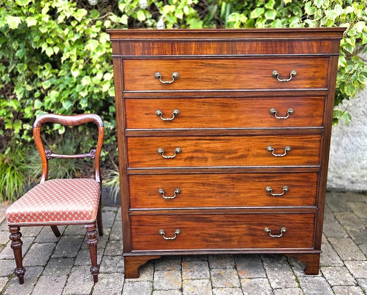 Large Victorian Mahogany Chest -Circa 1860 - Image 1
