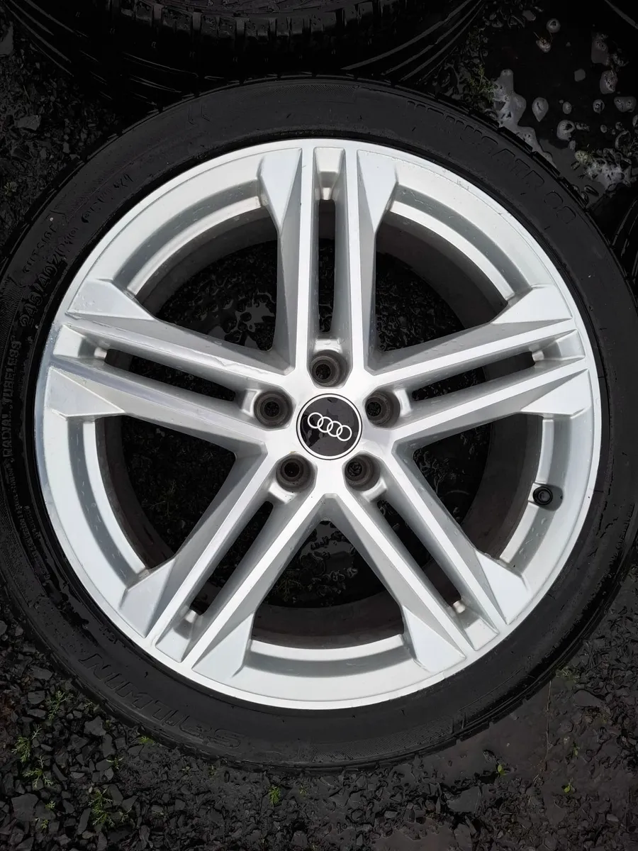 19" Genuine Audi S Line Alloys with tyres - Image 1