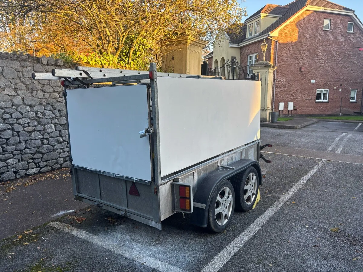 Power Washer & 6x3ft double axel trailer - Image 1