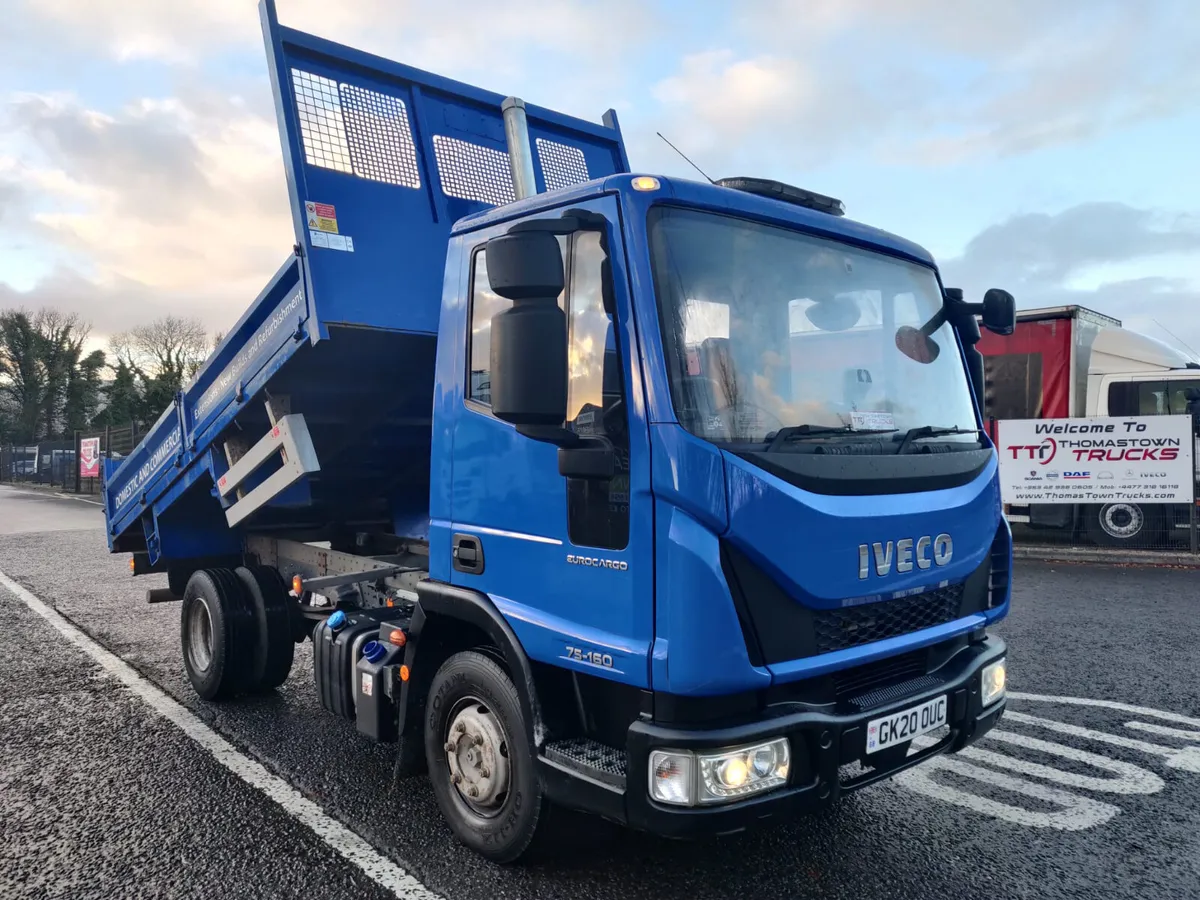 2020 iveco Eurocargo 75 160 7.5 ton tipper - Image 1