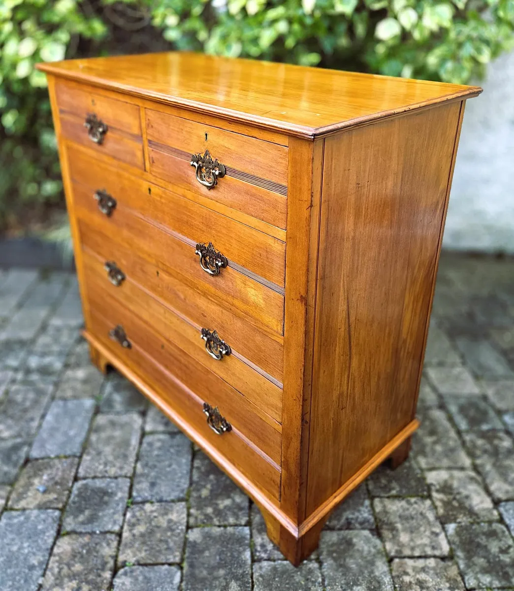 Victorian Walnut Chest- Circa 1890 - Image 1