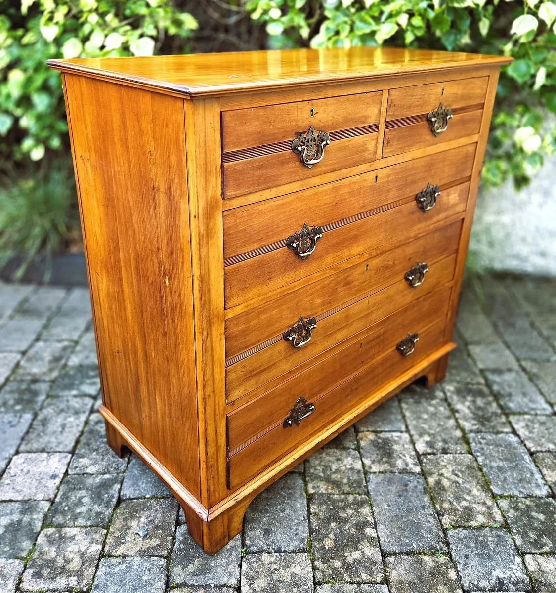 Victorian Walnut Chest- Circa 1890 - Image 3