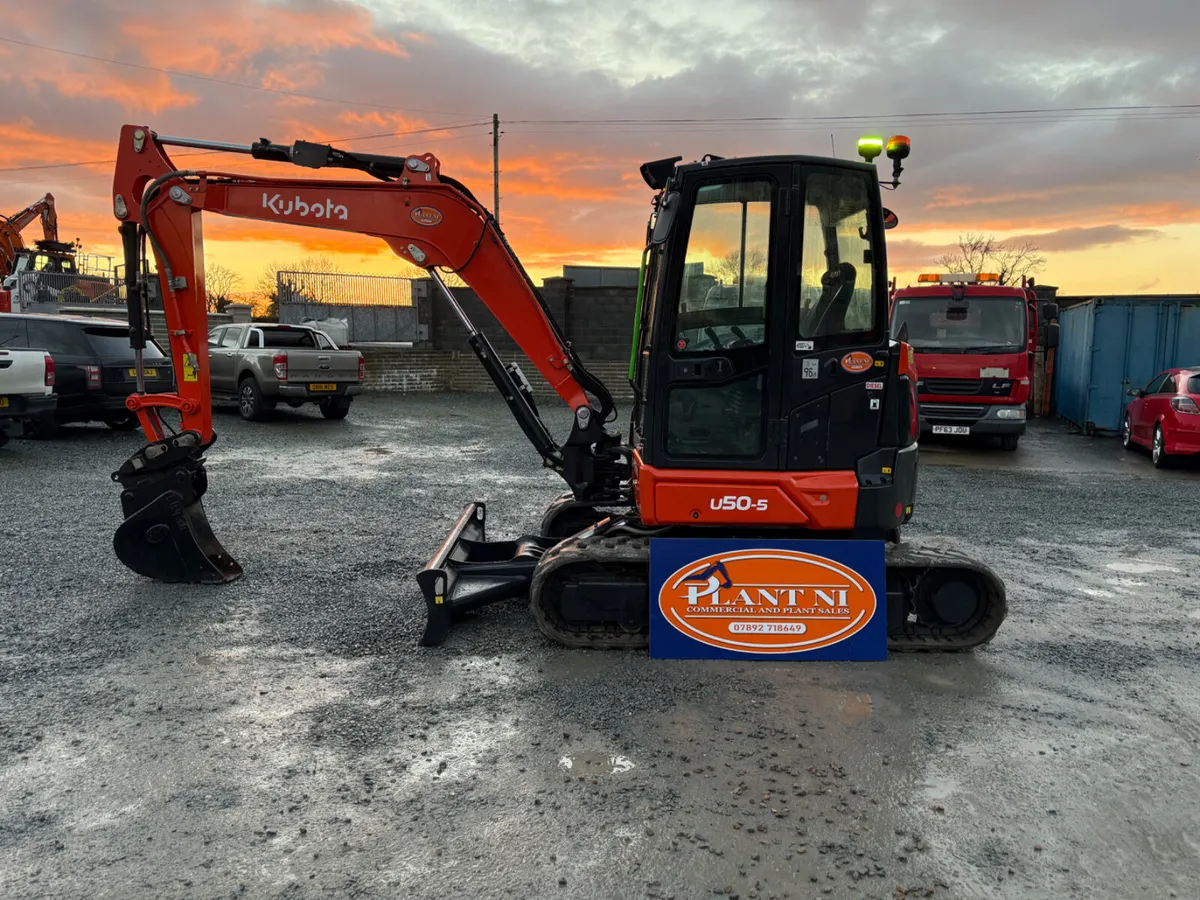 2021 Kubota U50-5 Low Hours Finance Arranged - Image 1