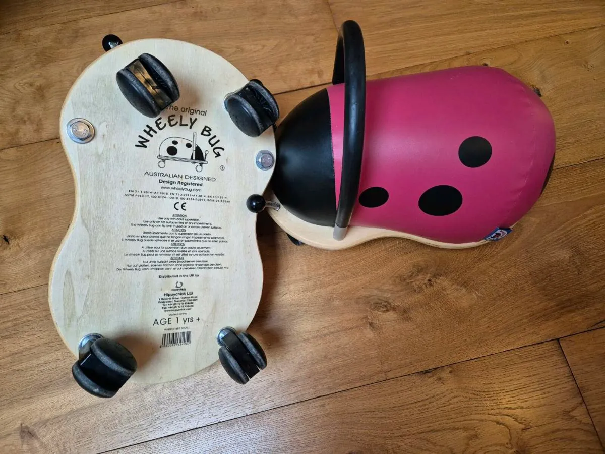 Wheelybug Toddler Wooden Ride-On - Image 4