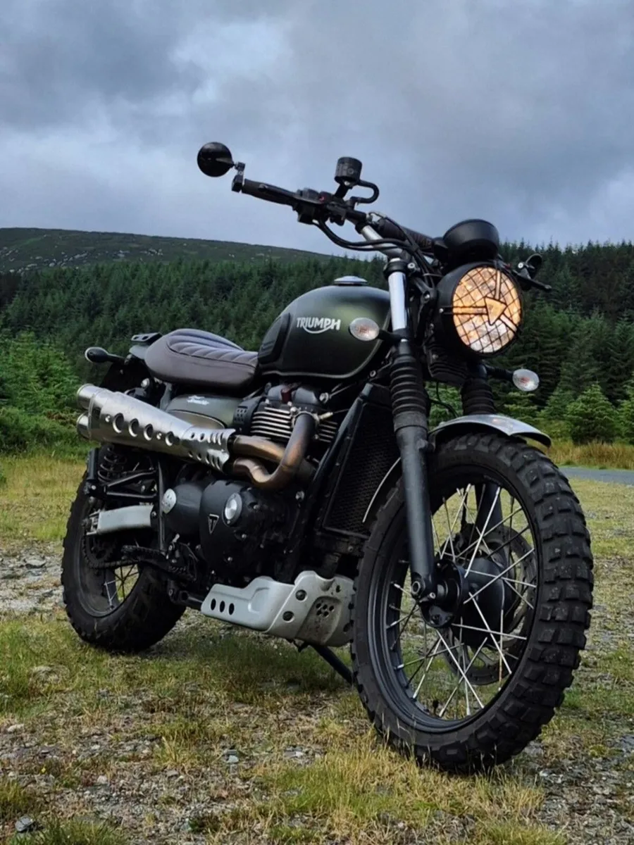 Custom “Great Escape” Triumph Street Scrambler 900 - Image 1