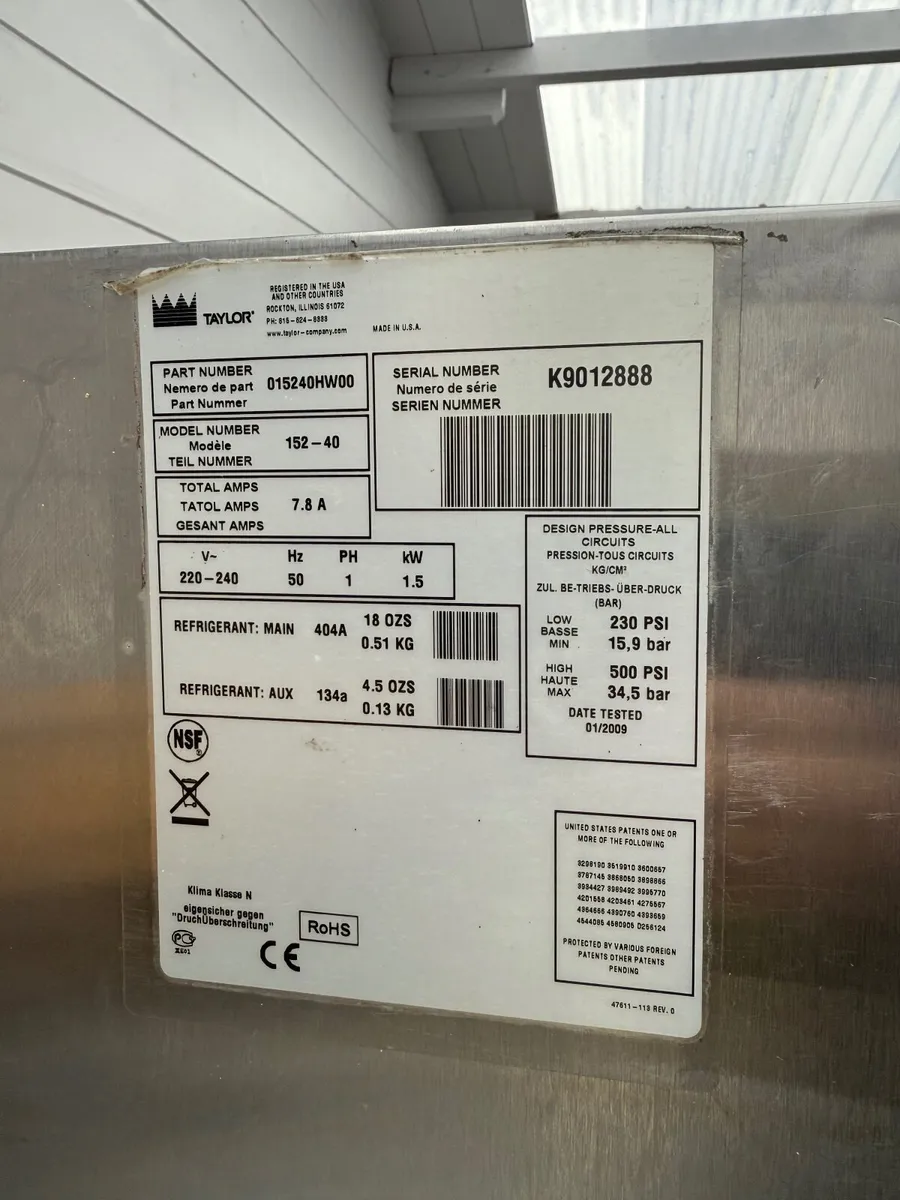 Ice cream Machines - Spaceman T15 and Taylor - Image 2