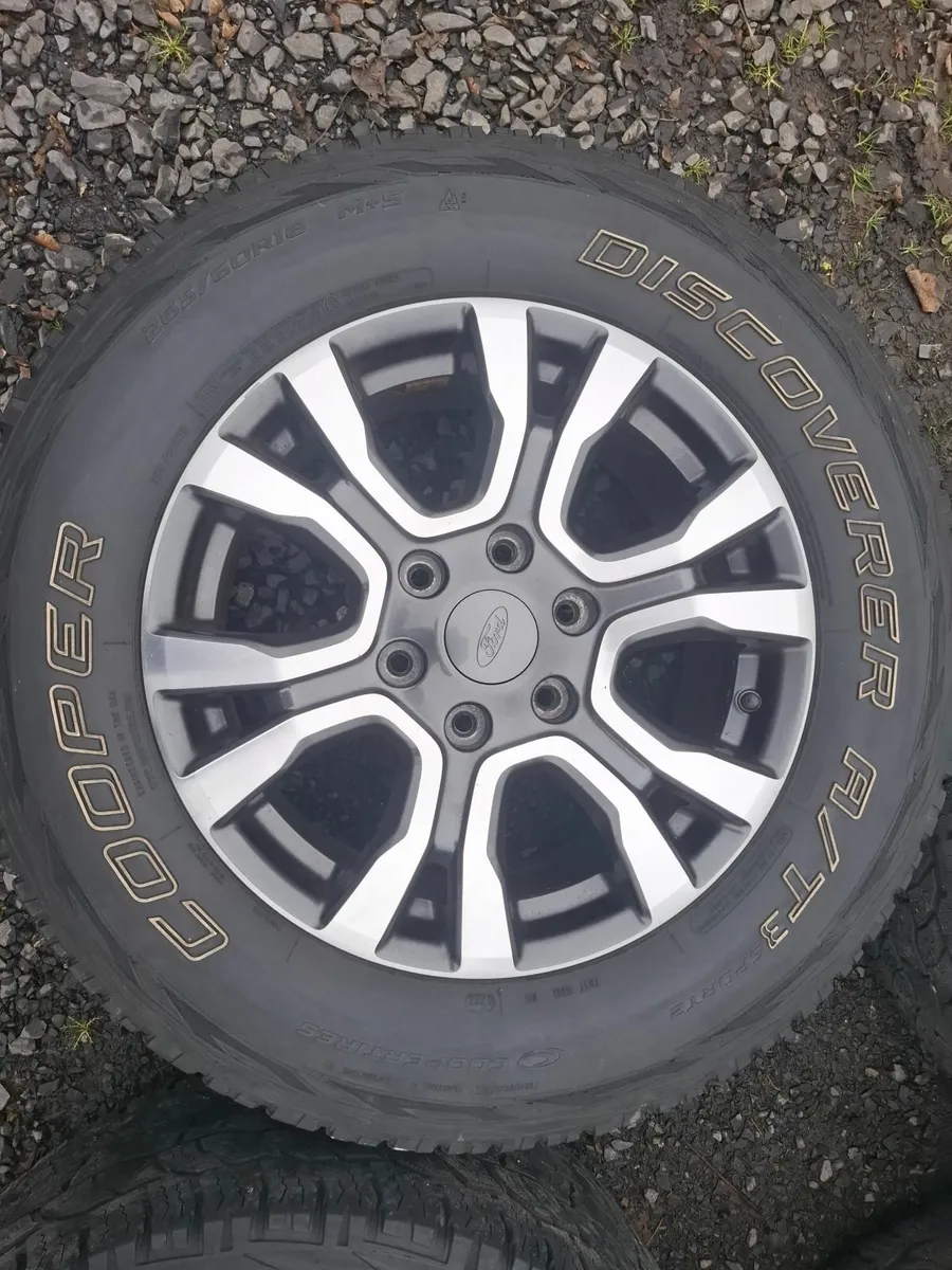 18" Genuine Ford Ranger Alloys with tyres - Image 2