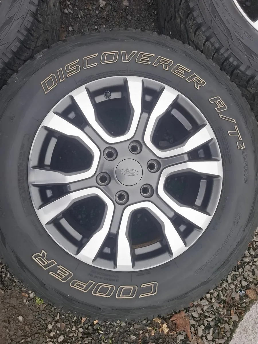 18" Genuine Ford Ranger Alloys with tyres - Image 4