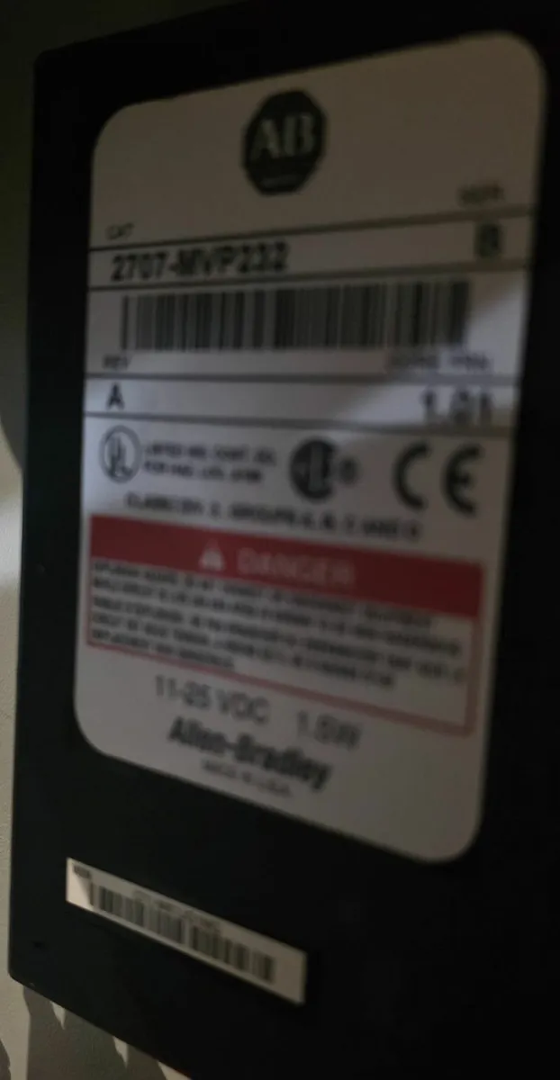 Allen Bradley MicroLogix Control Panel - Image 3