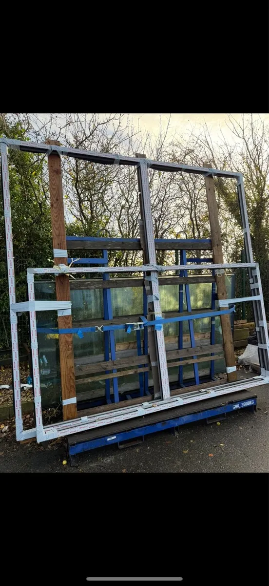 Two Double Glazed Aluminium Windows - Image 1