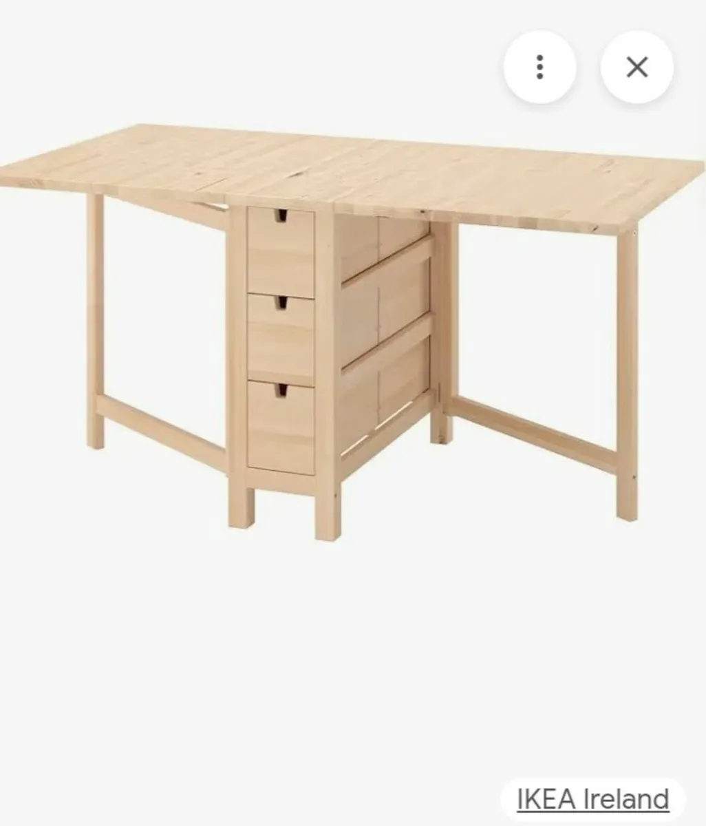 Unused beautiful ikea birch  dining table - Image 1