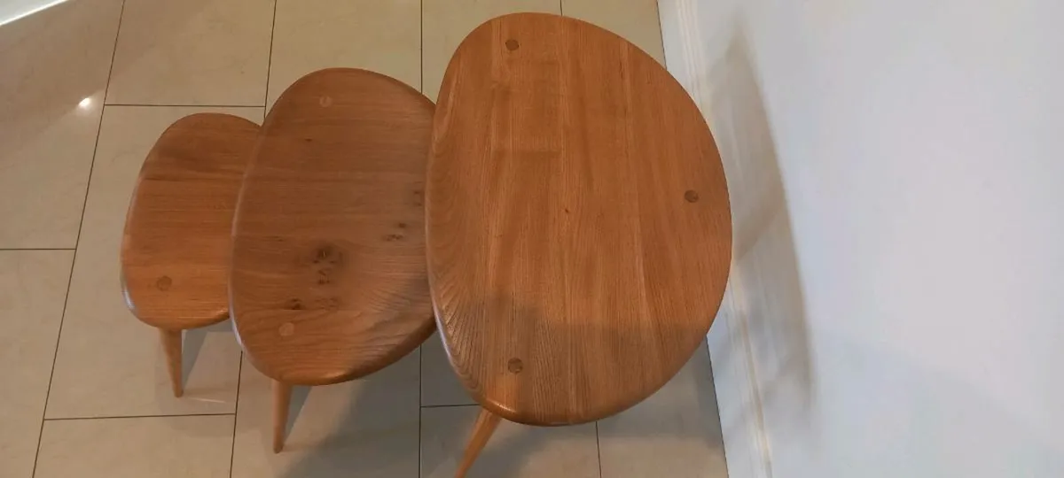 Ercol Pebble Tables - Image 3