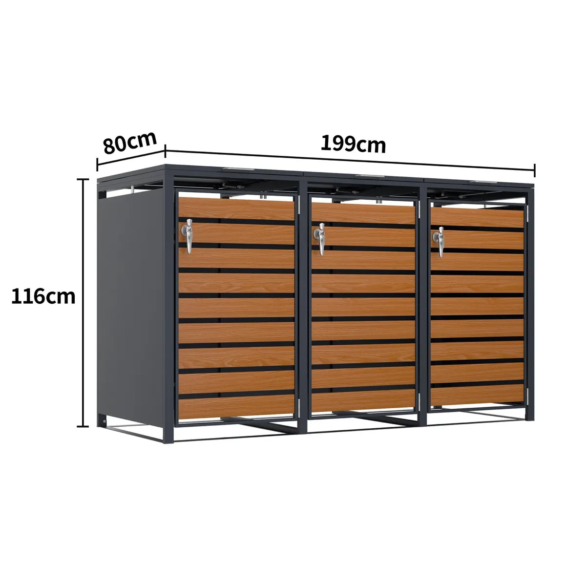 Wheelie bin storage - Image 3