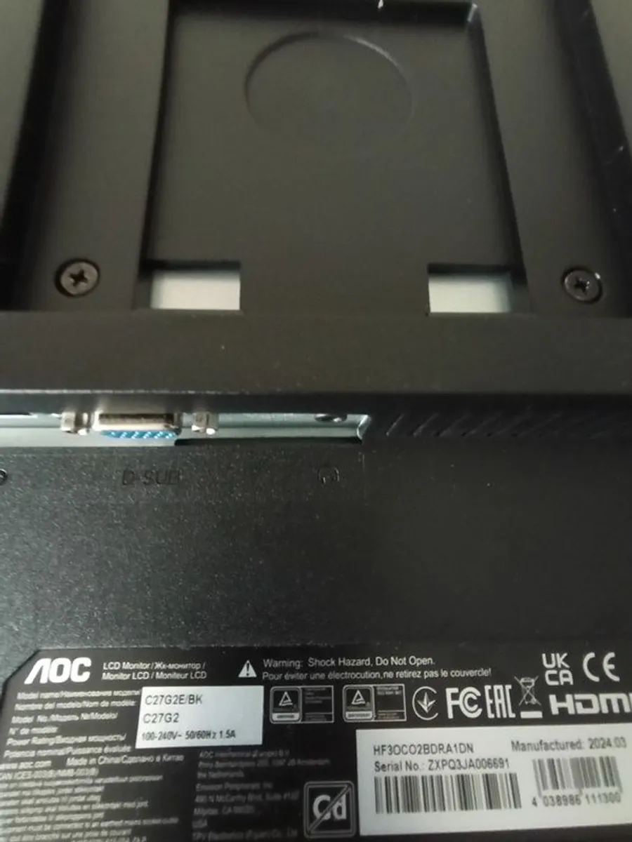 27" AOC Curved monitor - Image 4