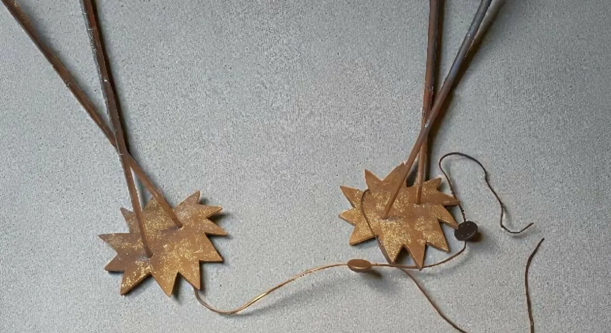 Pair of custom-made beautiful standard lamps - Image 2