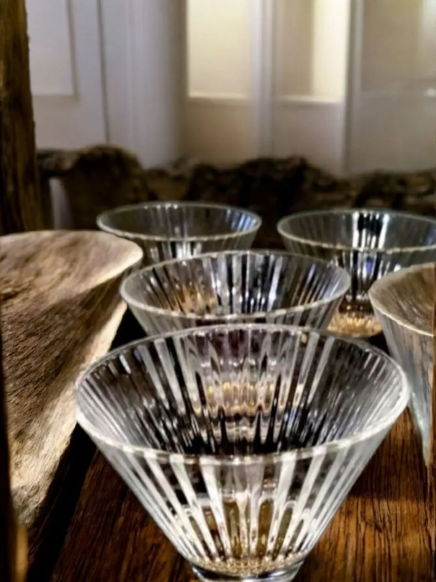 Unique crystal glass set of 4 - Image 1