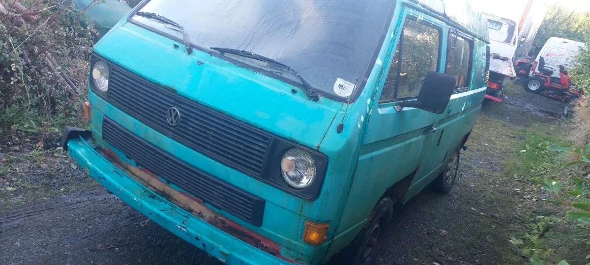 T25 POP TOP CAMPER+second van for parts - Image 2
