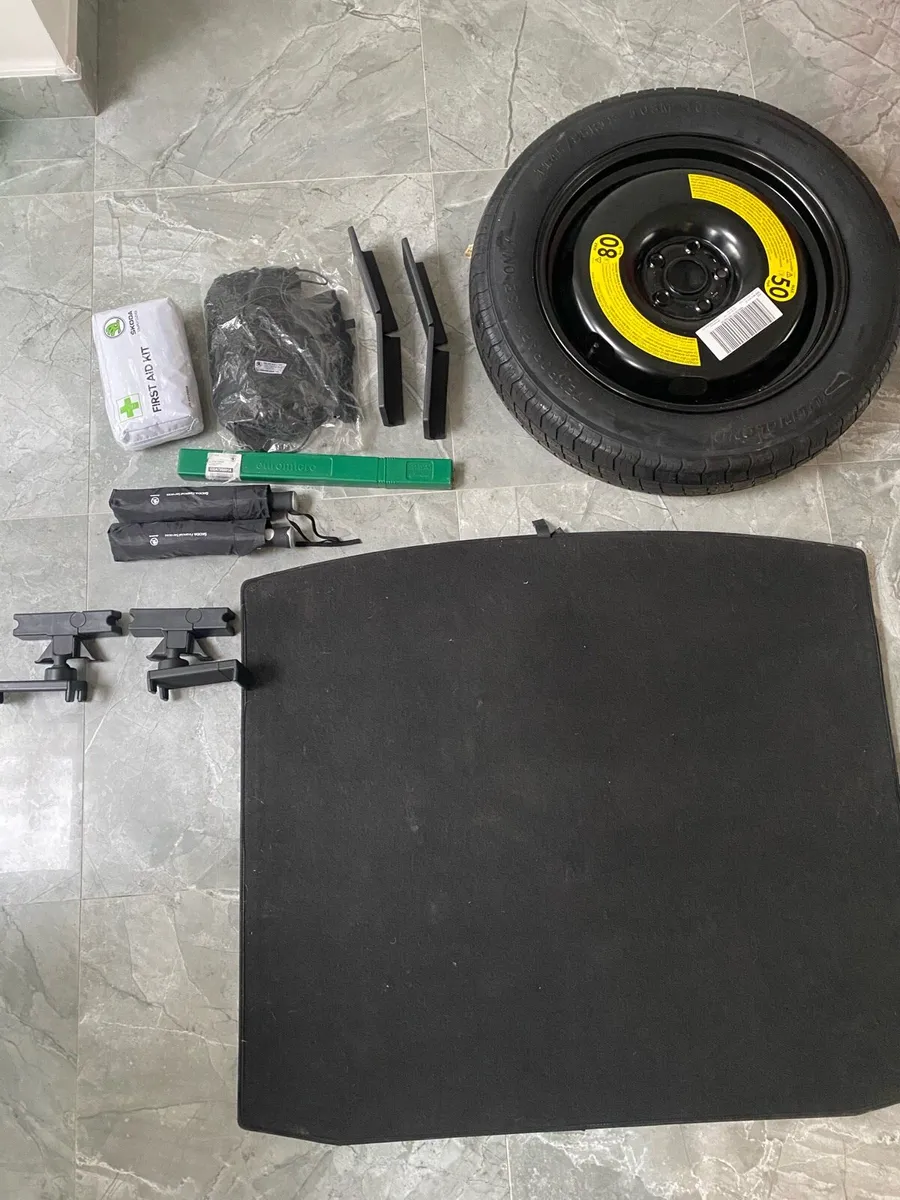 Skoda Kodiaq spare-wheel + Accessories bundle. - Image 1