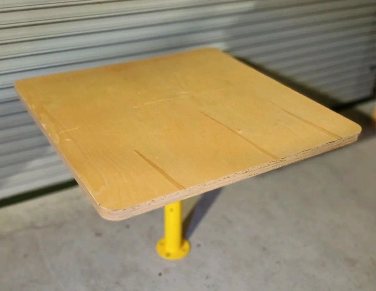 Super Strong Wood & Steel Table - Image 2