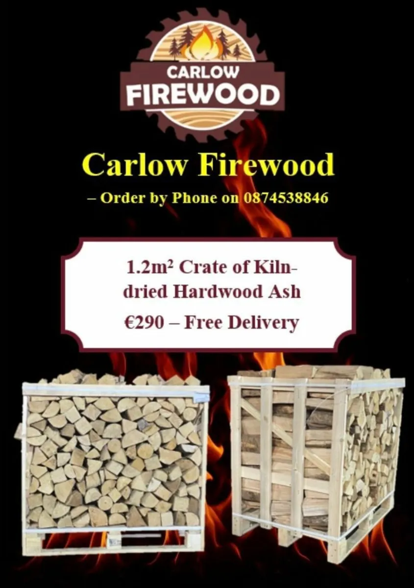 Kiln dried ash 1.2m crate