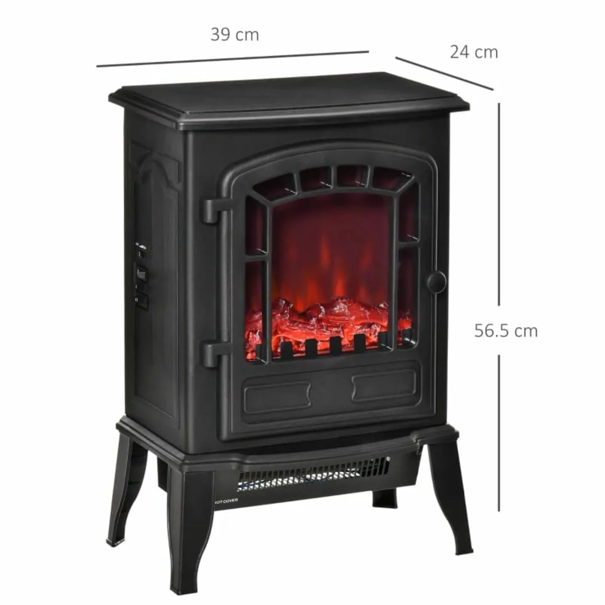 standing Electric Fireplace Stove, Fireplace Heate - Image 3