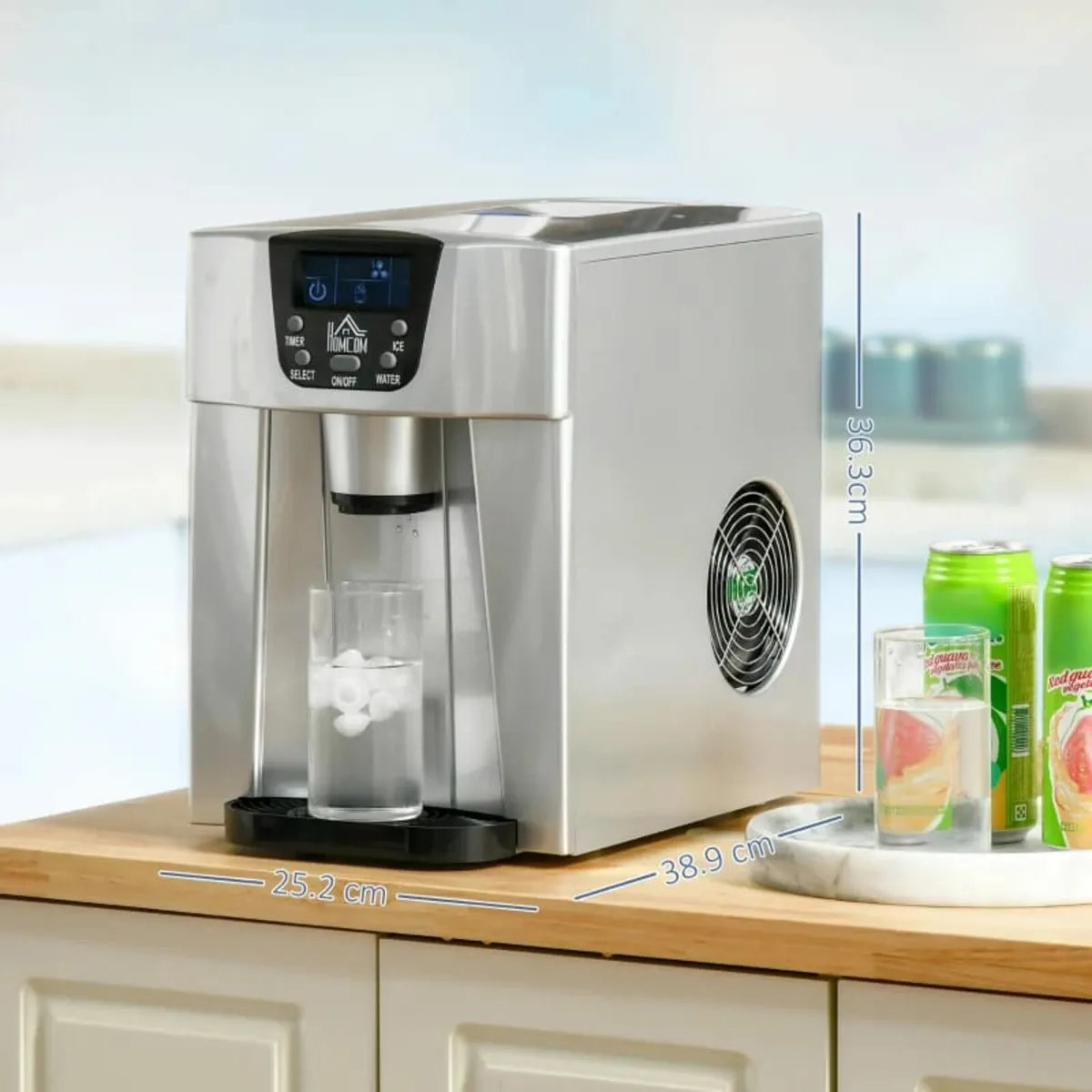 Ice Maker Machine and Water Dispenser, Counter Top - Image 4